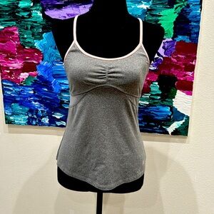 A&F Activewear Grey & Pink Tank